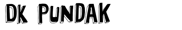 DK Pundak font preview